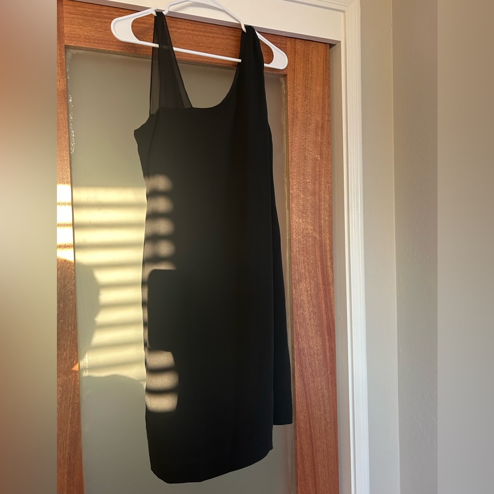 Black silk Eileen Fisher Dress Medium